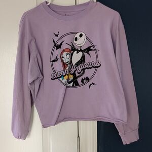 Purple Nightmare Before Christmas Crop Top
